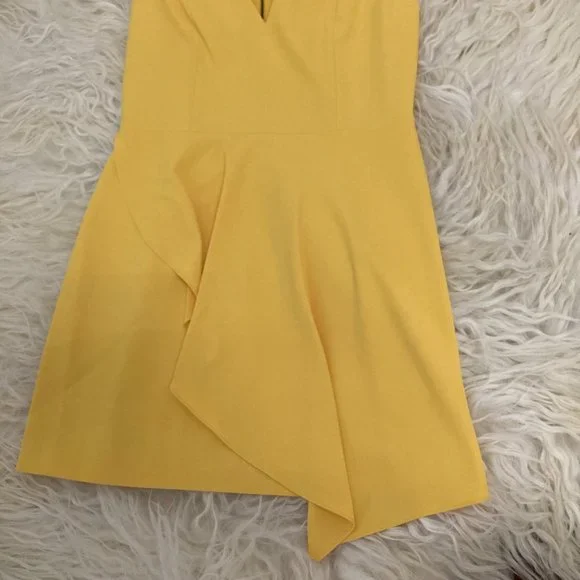 Alice + Olivia Callie Asymmetrical Drape Dress - Picture 4 of 12